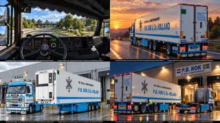 CHEREAU VOGELZANG P.B. KOK & ZN HOLLAND TRAILER v2.0 ETS2 1.60-1.61.x 2.0 thumbnail 4