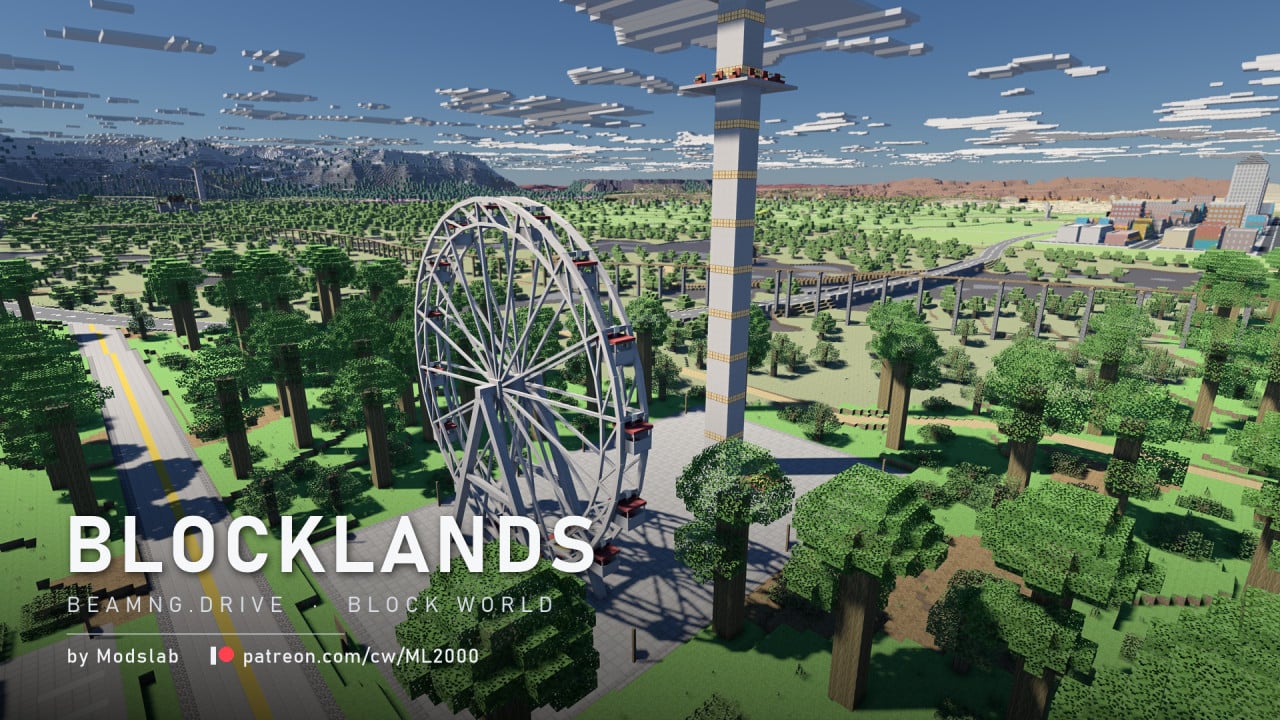 Blocklands - a Minecraft world you can drive
