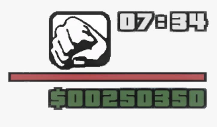 Extended Health Bar For GTA SA