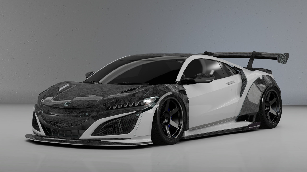 Acura NSX LBWK Blacked-out Specs 2017