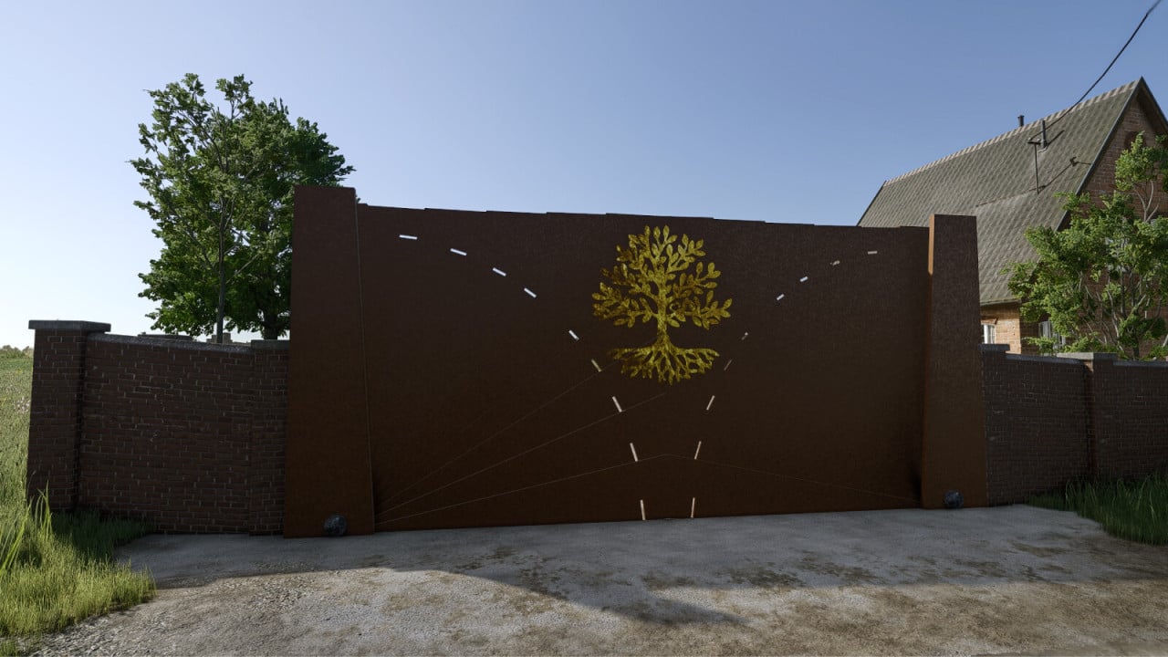 Folding Fan Gate