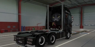 Volvo FH4 Black Cat Skin thumbnail 4