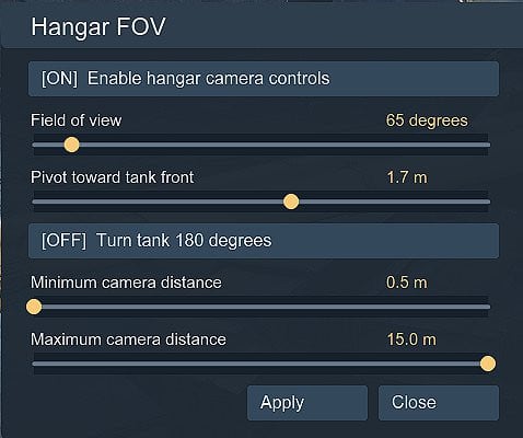 Hangar FOV
