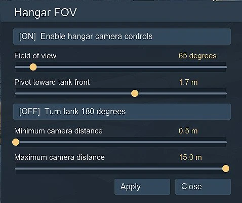 Hangar FOV