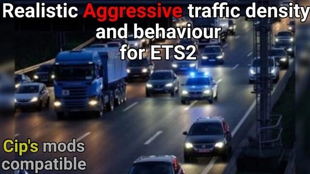 Realistic Agressive Traffic Density and Behaviour