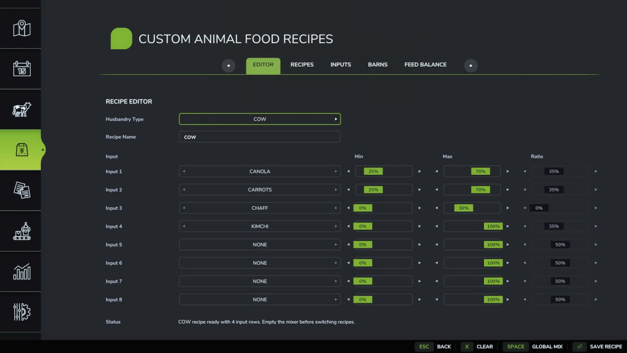 Custom Animal Food Recipes