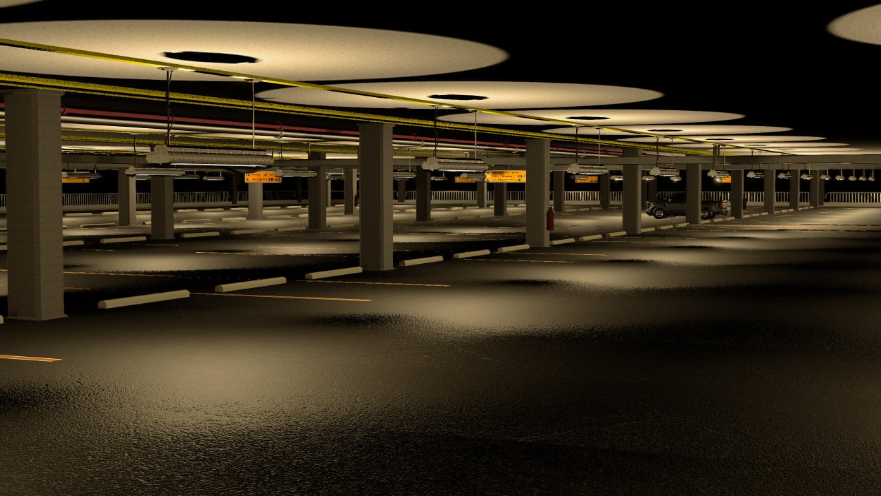 Indoor Parking Lot