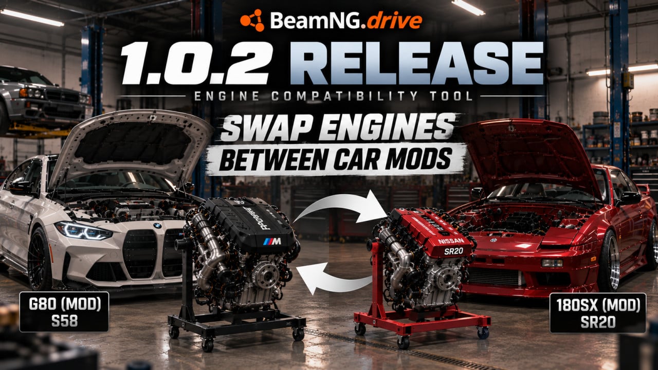 EVERY ENGINE EVERY CAR MOD v1.0.2 RELEASE