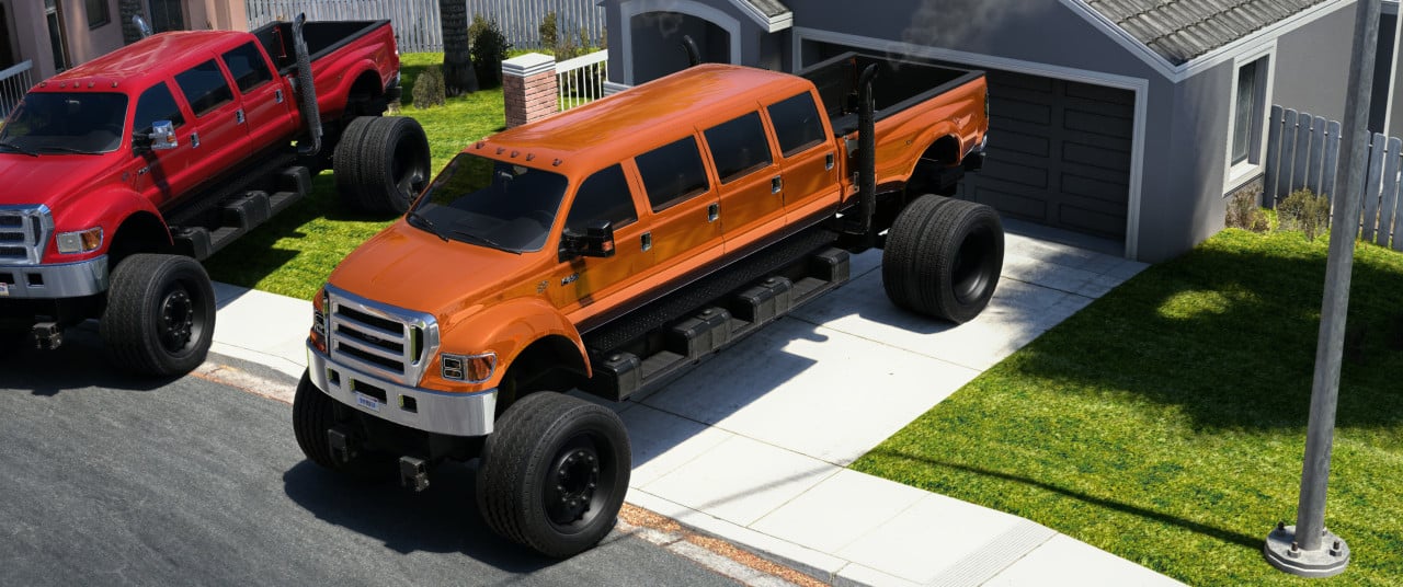 Ford F-650 mega cab