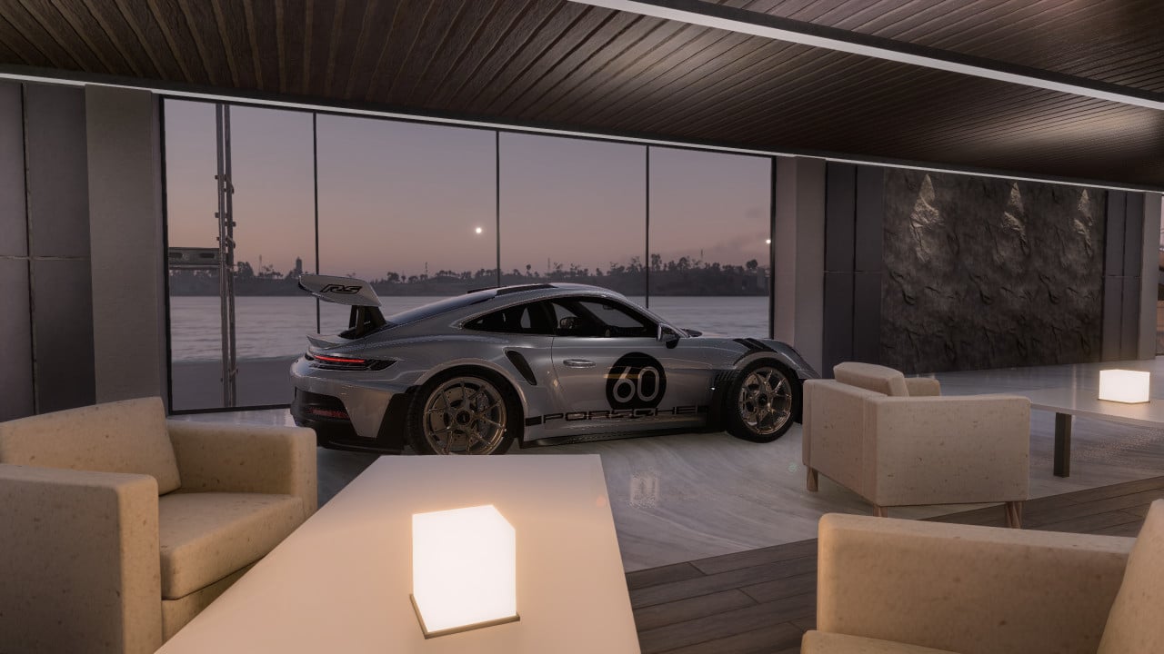Beach House in West Coast USA (Tilting Floor, Car Elevator & Openable Gate!)