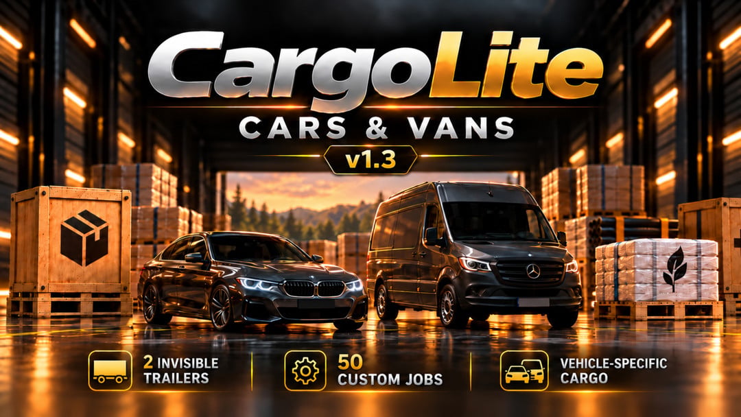 📦 CargoLite – Cars & Vans