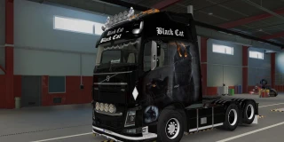 Volvo FH4 Black Cat Skin thumbnail 3