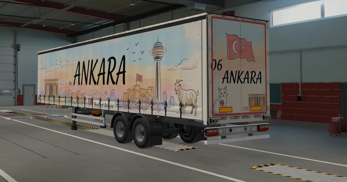 Ankara-themed trailer skin 1