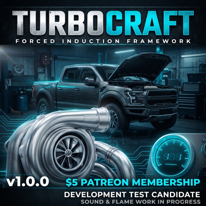 TurboCraft Universal Framework v1.0.0 — Development Test Candidate