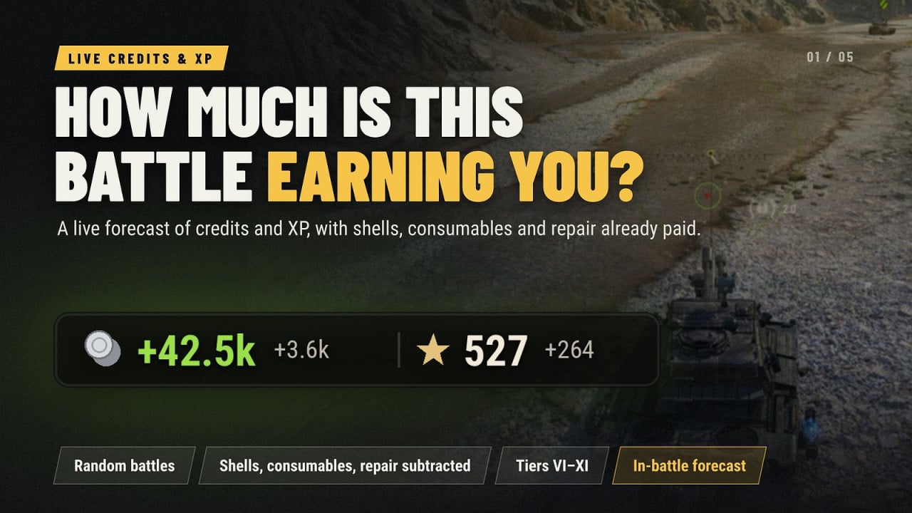 Live Credits & XP