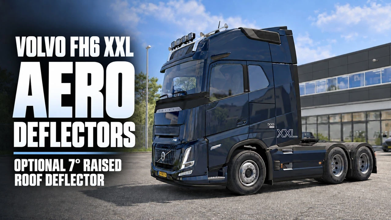 Volvo FH6 XXL Cabin Aero Deflector v1.1