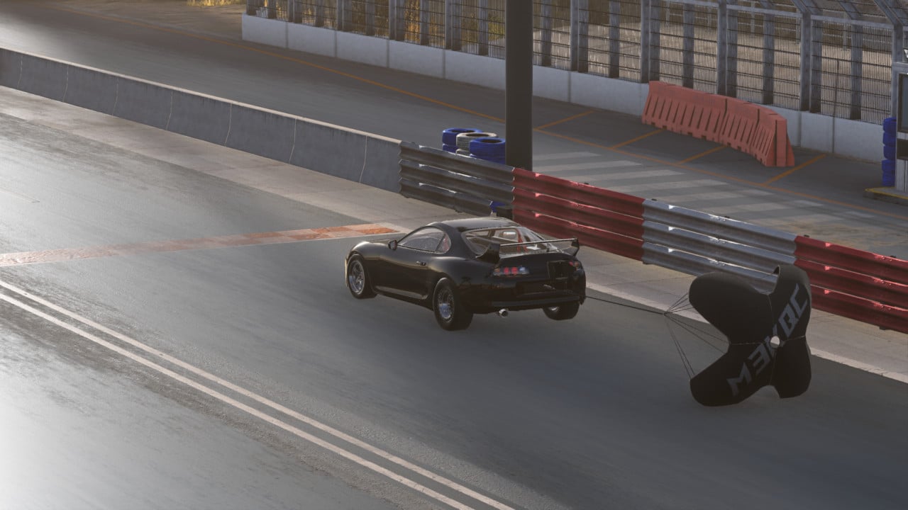 DRAG PARACHUTE (FUNCTIONAL) FOR SUPRA MK4 (RLA)