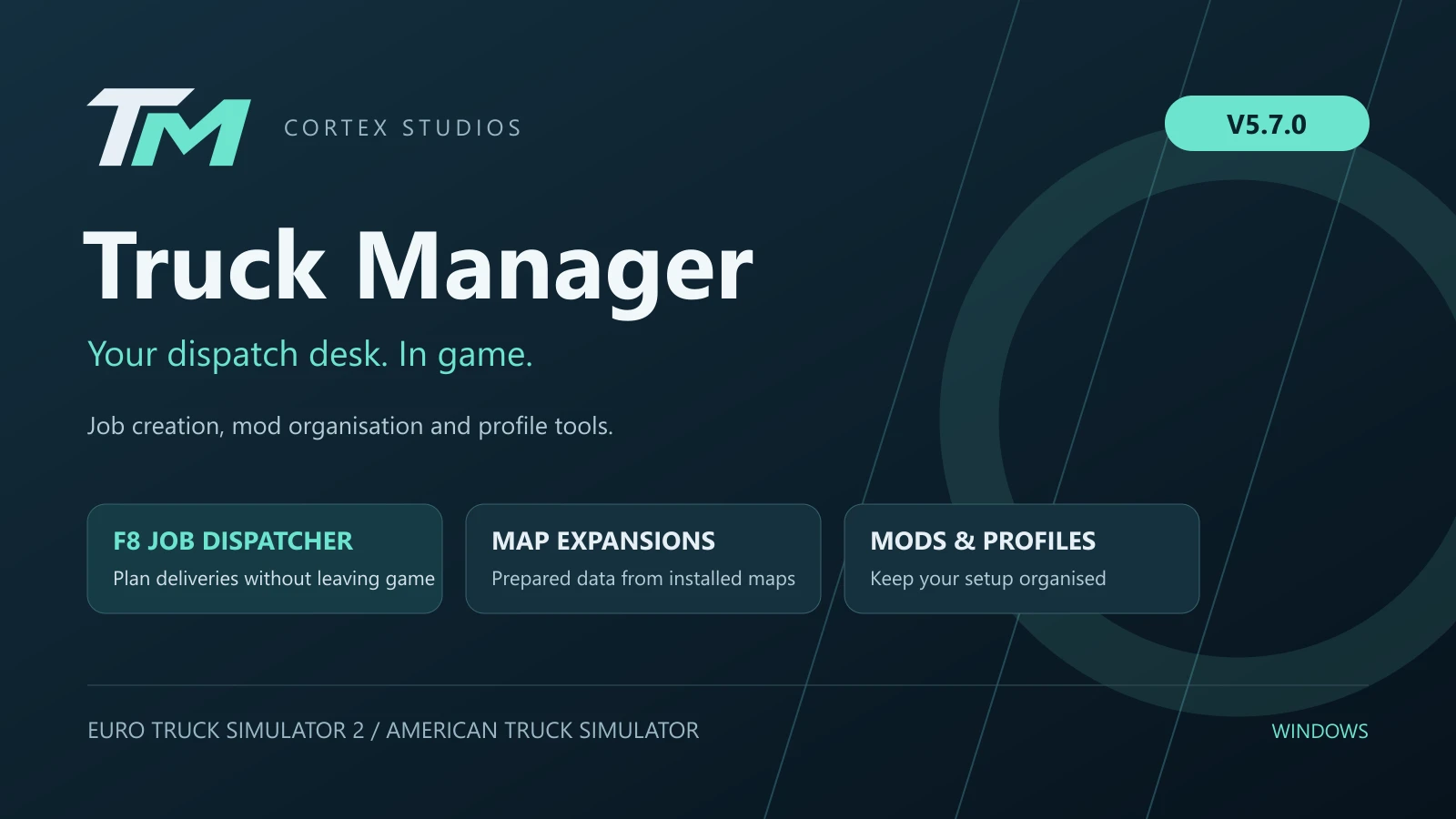 Truck Manager — In-game Job Dispatcher 5.7.0