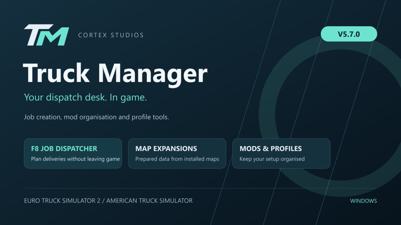 Truck Manager — In-game Job Dispatcher