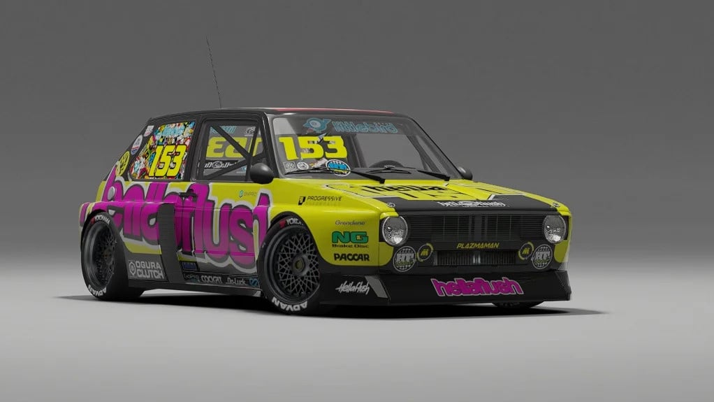 Hellaflush 153 skin for the VW Golf Mk.1 Littlebird EVO
